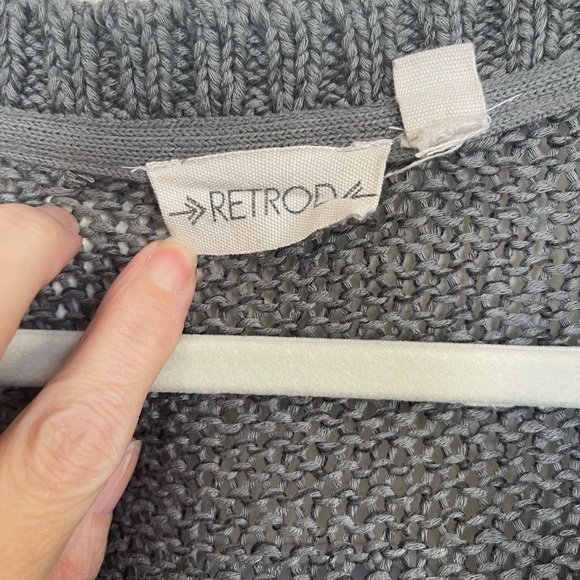 CLOSET CLEAROUT***Retrod Grey sweater with elbow patch***CLOSET CLEAROUT*** - Picture 4 of 6